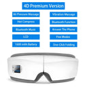 Eye Massager 4D Smart Airbag Vibration Hot Compress Glasses