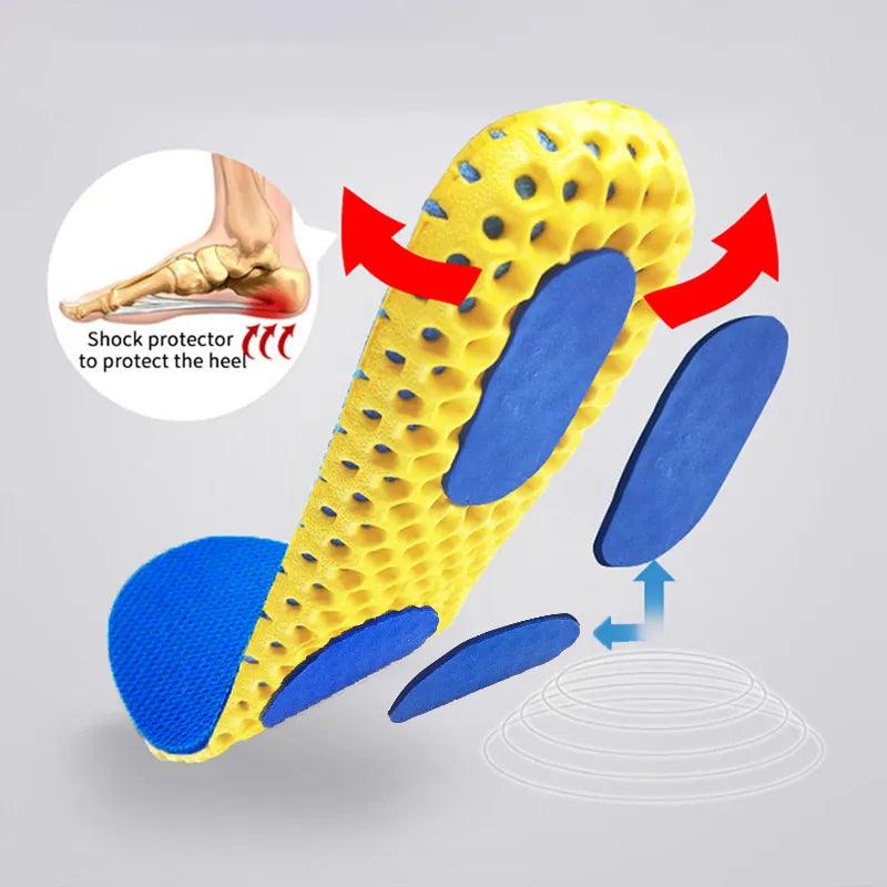Ultimate Comfort Memory Foam Shoe Insoles with Breathable Mesh - Unisex Orthopedic Foot Support  ourlum.com   