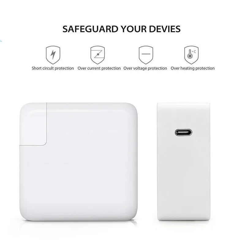 USB C Charger for MacBook Pro & Air - 30W/60W/87W/96W Power Adapter with Type C PD Compatibility  ourlum.com   