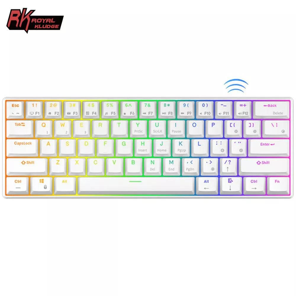 Royal Kludge Wireless Mechanical Keyboard: Enhanced Productivity & RGB Backlit Solution  ourlum.com   