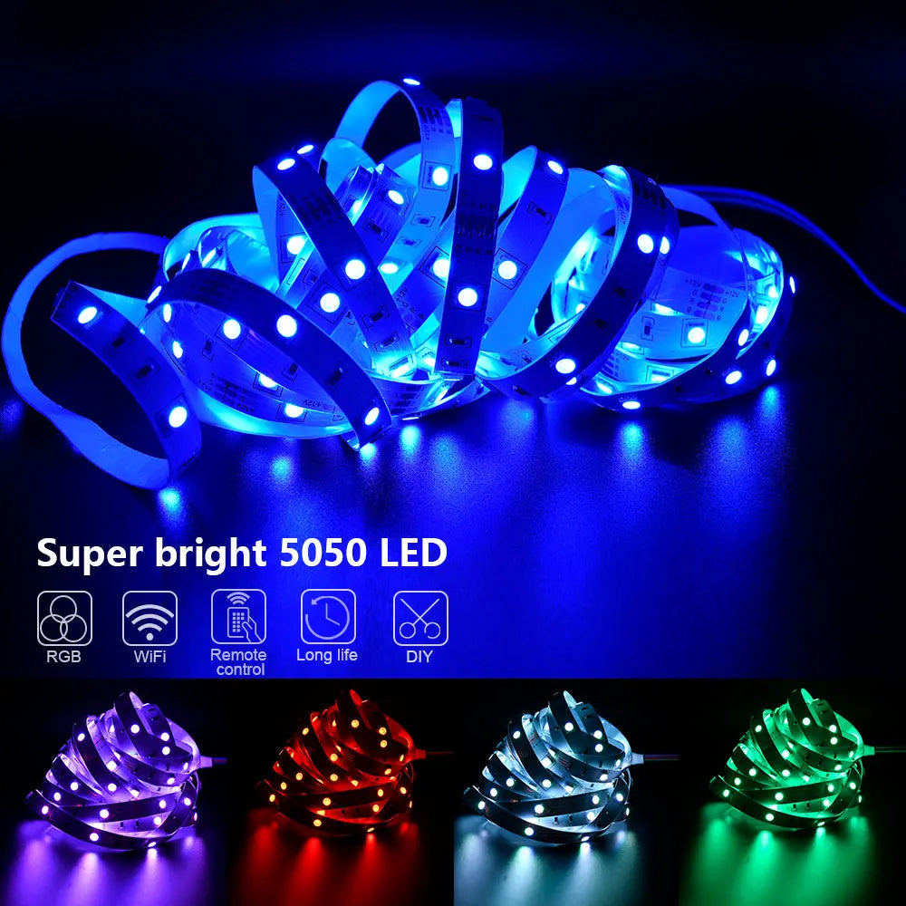 ColorRGB LED Strip Lights: Dynamic Music Sync & Color Changing Brilliance  ourlum.com   