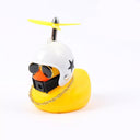 Duck Helmet Bike Car Ornament Fun Yellow Duck Accessory