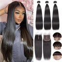 Brazilian Body Wave Hair Bundle Set with Lace Closure Deal