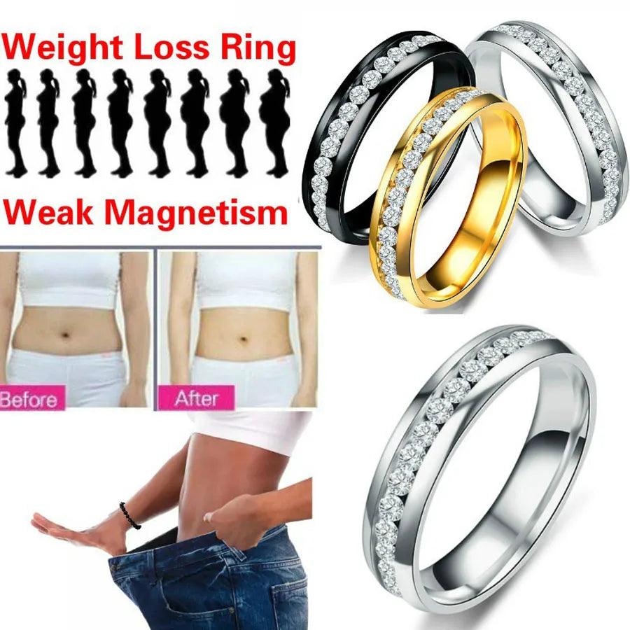 Slimming Magnetic Weight Loss Ring String Stimulating Acupoints Gallstone Ring Fitness Reduce Weight Ring Health Care Rings  ourlum.com   