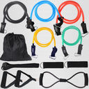 Versatile 12-Piece Resistance Bands Set for Home Fitness