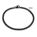 Chunky Stainless Steel Curb Chain Bracelet Men's Jewelry