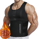 Mens Waist Trainer Vest Slimming Body Shaper Workout Tank