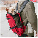 Ventilated Outdoor Dog Carrier Backpack for Hiking Cycling