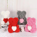 Foam Teddy Bear Rose Flowers Wedding Christmas DIY Decor  ourlum.com   