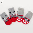 Cozy Anti-Slip Dog Socks for Small-Medium Paws Warmth