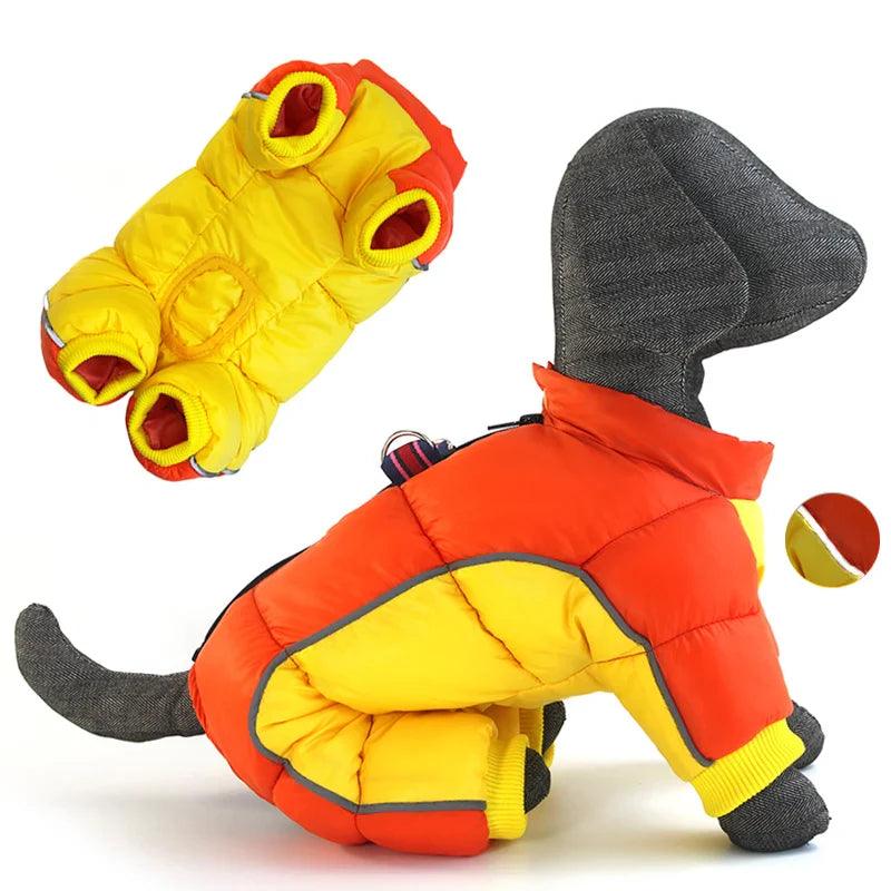 Cozy Reflective Winter Dog Clothes: French Bulldog Costume Chihuahua Jacket  ourlum.com   