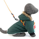 Winter Pet Dog Coat French Bulldog Chihuahua Waterproof Costume Warm Outfit  ourlum.com Green S 