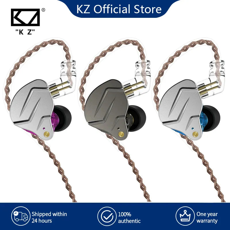 KZ ZSN Pro Hybrid Earphones: Ultimate Sound Experience  ourlum.com   