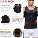 Men's Slimming Shapewear Compression Shirt with Zipper