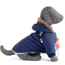 Winter Pet Dog Coat French Bulldog Chihuahua Waterproof Costume Warm Outfit  ourlum.com Navy Blue S 