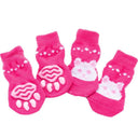 Cozy Anti-Slip Dog Socks for Small-Medium Paws Warmth