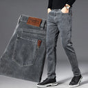 ICPANS Autumn Summer Denim Jeans Men Straight Stretch Regular