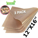 3pcs 30*40cm Reusable Heat Resistant Baking Sheet Oil-proof Paper Cloth Oven Pad Non-stick Baking Mat Kitchen Heat Transfer Tool