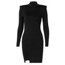 Black Bodycon Mini Dress for Day to Night Glamour