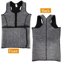 Mens Waist Trainer Vest Slimming Body Shaper Workout Tank