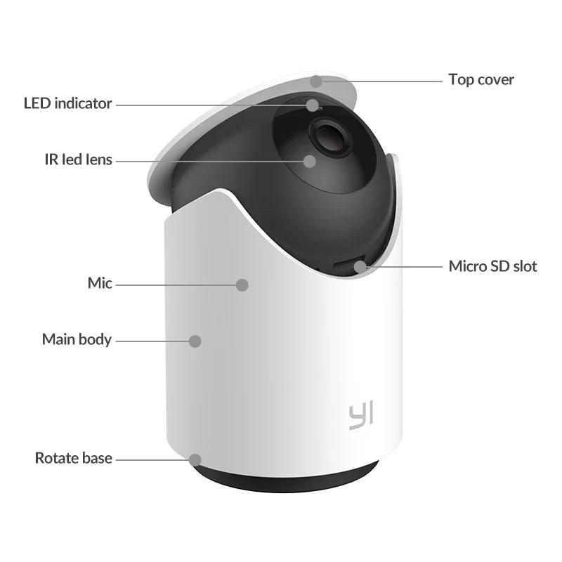 YI Dome U Security Cam: Wi-Fi AI Video Surveillance & Voice Assistant Compat.  ourlum.com   