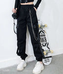 Women Cargo Pants 2023 Harem Fashion Punk Jogger Trousers