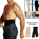 Men's High Waist Slimming Body Shaper Compression Shorts