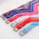 Pet Neckerchief Collar with Cute Print Scarf - Small Dog & Cat Accessories  ourlum.com   