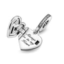 Sweet Home Family Pandora Charm Bracelet Bead DIY Women Jewelry