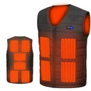 11 Area Heating Vest Men Women Casual V-neck USB Heated Jacket