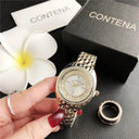 Luxury Gold Rhinestone Women's Watch Timeless Elegance