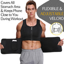 Mens Waist Trainer Vest Slimming Body Shaper Workout Tank