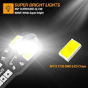 Car LED Interior Lights Bright Canbus Error-Free Lamp