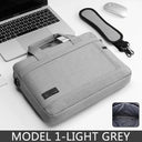 Laptop Sleeve Case: Modern & Durable Shoulder Bag for Laptops  ourlum.com MODEL 1-LIGHT GREY 12 13.3inch 