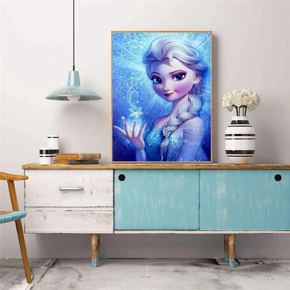 Disney Princess Diamond Painting Kit - DIY 5D Mosaic Craft Set  ourlum.com   