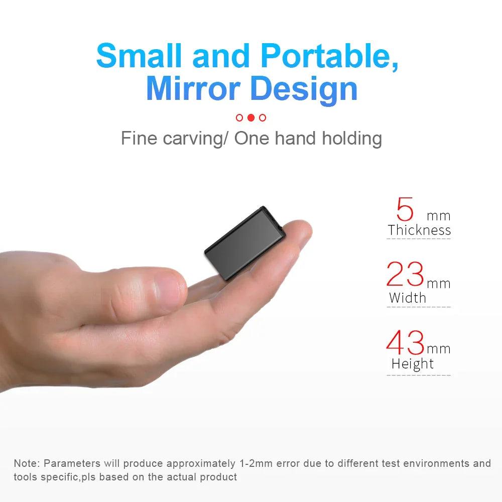 Ultra-Thin Mini Voice Recorder: Pro Dictaphone with Noise Reduction  ourlum.com   