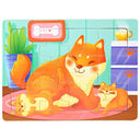 Wooden Cartoon Animal 3D Puzzle for Kids: Educational Toy for Children  ourlum.com 2-cat  