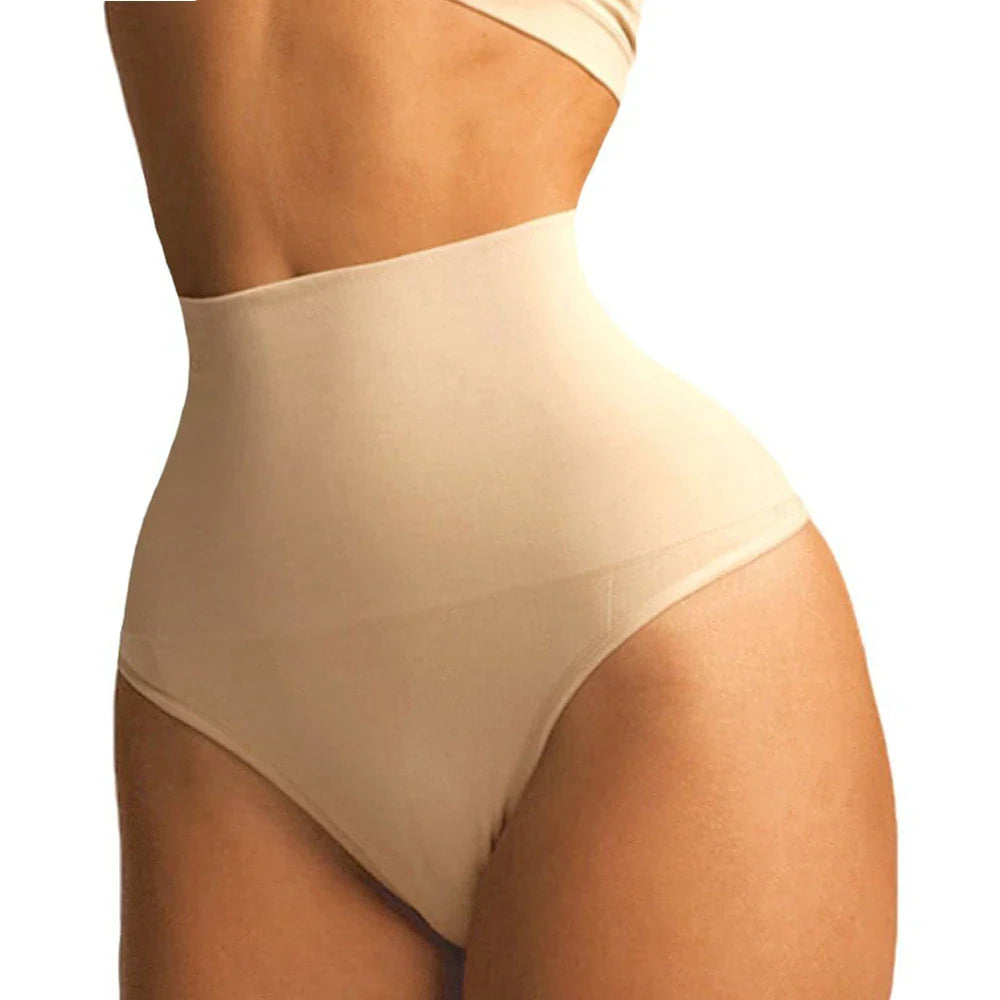 High Waist Seamless Shapewear Bodysuit for Women - Tummy Control & Slimming Briefs