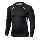 Men's T-shirt Men Running Sport T Shirt Men Compression Fitness Tops Tee Quick DryTight Training Gym Sport Running Shirts Jersey