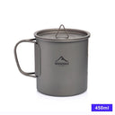 Titanium Camping Mug - Lightweight Outdoor Travel Cup