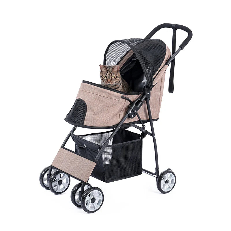 Pet Carrier Stroller: Ultimate Outdoor Solution for Cats & Dogs  ourlum.com   