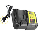 20V 3000mAh DCB200 Li-ion Battery and Charger for DEWALT