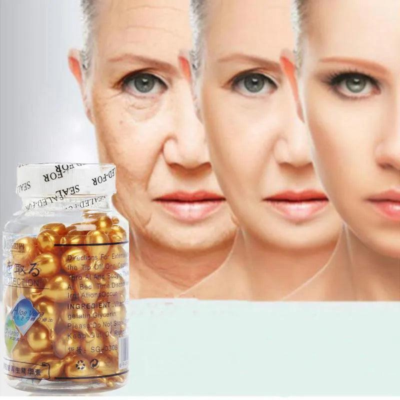 Vitamin E Capsules Anti-Wrinkle Serum - Korean Skincare Beauty Essential  ourlum.com   