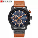 CURREN Men's Chronograph Watch: Stylish Luxury Timepiece for Modern Gentleman  ourlum.com black blue CHINA 