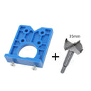 Woodworking Hinge Drilling Guide: Precision Tool for Cabinet Doors  ourlum.com Set B  