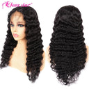 Luxurious Deep Wave Lace Front Wig Human Hair Glamour