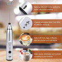 Wireless Milk Frothers Electric Handheld Blender For Coffee