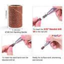 Nail Sanding Bands Kit for Acrylic Gel Removal and Care