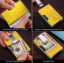 Casekey Mens Slim Wallet with Money Clip RFID Card Holder