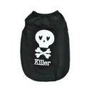 Summer Black Dog Vest for Small Breeds: Stylish, Breathable, Trendy Design  ourlum.com Black Killer XS 